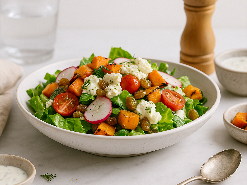 Crisp Romaine & Herb Salad