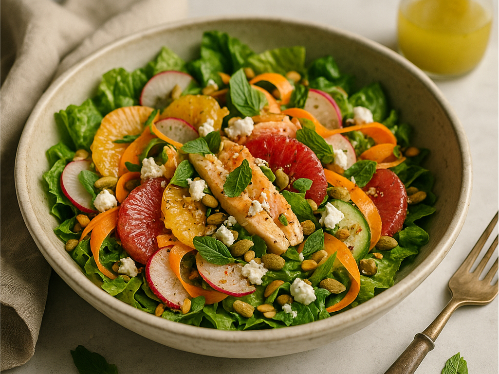 Romaine Citrus Symphony Salad